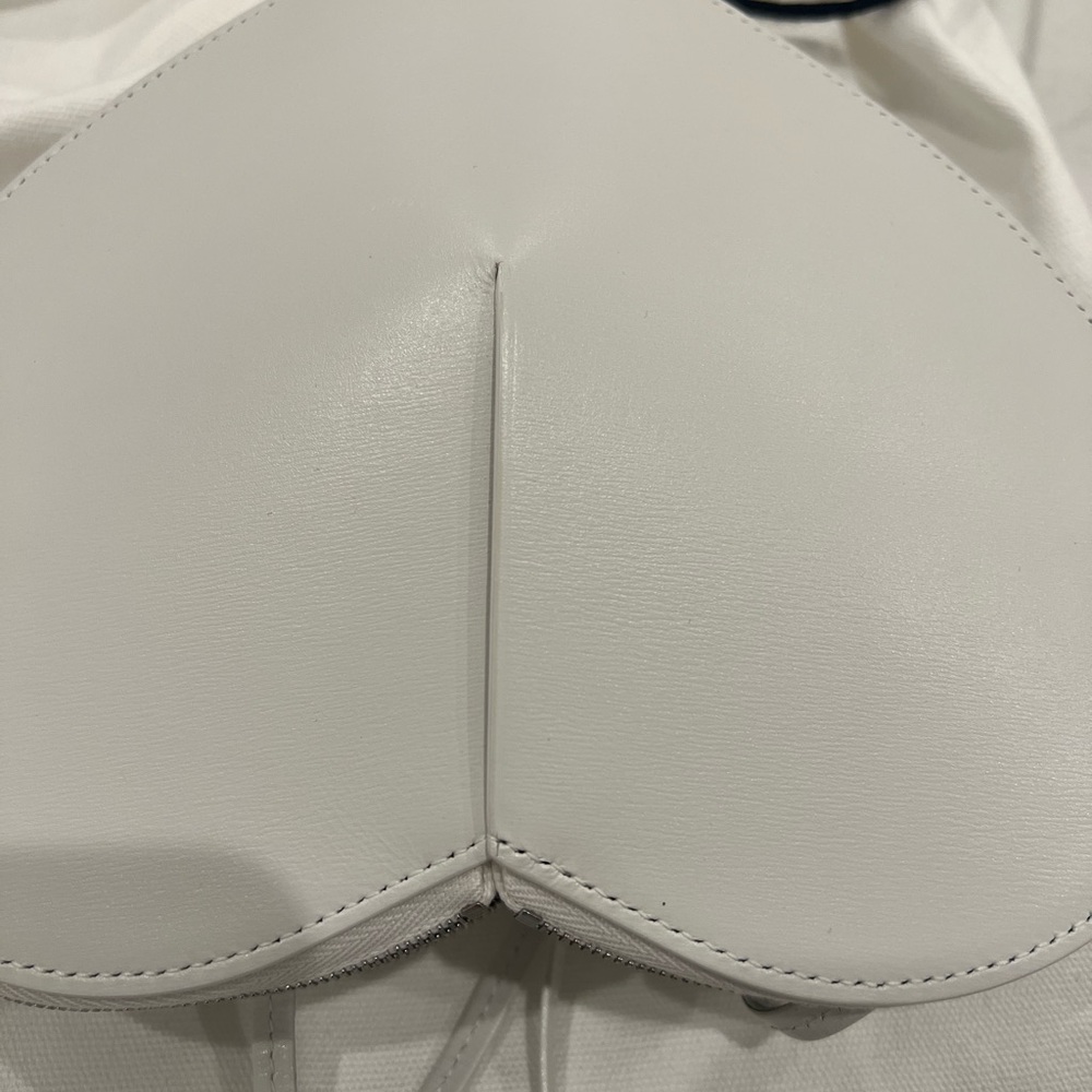 Alaia White Heart Mini Bag